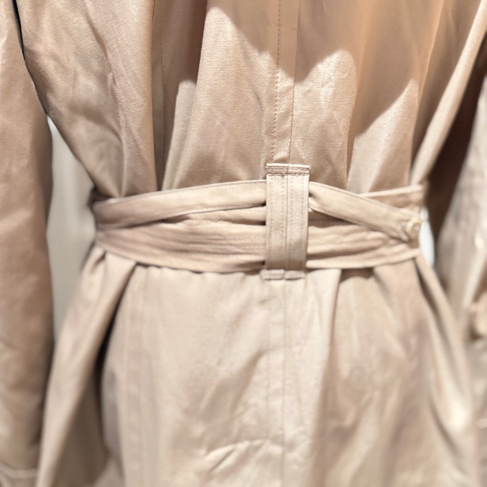 London Fog hooded Trench Coat NWOT - Picture 7 of 10